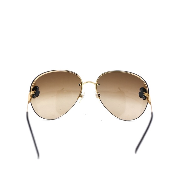 Chanel Dark Honey Brown Aviator Sunglasses - Picture 16 of 16